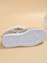 Christmas Plus Size Casual Slip On Furry Booties