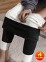 Lamb Fleece Warm Sports Leggings Outer Wear Leggings Plus Size