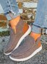Womens's Warm Lined Slip On Canvas Shoes