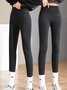 Lamb Fleece Warm Sports Leggings Outer Wear Leggings Plus Size