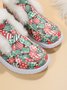 Christmas Plus Size Casual Slip On Furry Booties