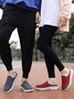 Plus Size Unisex Waterproof Fabric Warm Lined Casual Slippers