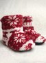 Women's Christmas Non-Slip Warm Home Booties