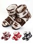 Women's Christmas Non-Slip Warm Home Booties