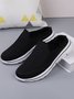 Plus Size Unisex Waterproof Fabric Warm Lined Casual Slippers