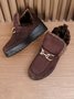 Women's Metal Decoration Warm Lined Slip On Snow Boots