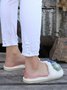 Cute Flowers Warm Faux Fur Indoor Slippers