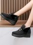 Women's Metal Decoration Warm Lined Slip On Snow Boots