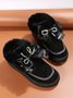 Winter Casual Rhinestone Bow Furry Lined Snow Booties