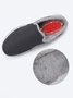 Plus Size Unisex Waterproof Fabric Warm Lined Casual Slippers