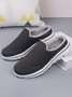 Plus Size Unisex Waterproof Fabric Warm Lined Casual Slippers