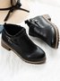 Women's Simple Plain Buckle Embellished Zip Booties