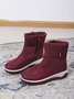 Windproof Warm Fleece Snow Boots