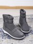 Windproof Warm Fleece Snow Boots