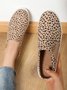 Leopard Print High Elasticity Portable Flats