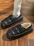 Waterproof Couple EVA Fleece Home Slippers