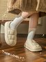Waterproof Couple EVA Fleece Home Slippers