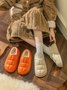 Waterproof Couple EVA Fleece Home Slippers