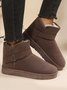 Winter Buckle Plus Fleece Warm Snow Boots
