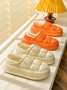 Waterproof Couple EVA Fleece Home Slippers