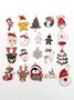 Christmas Crocs DIY Shoe Buckle 20 Piece Set