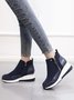 Faux Suede Panel Sports Booties