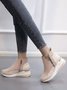 Faux Suede Panel Sports Booties