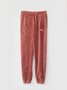 Home Warmth Thickened Coral Fleece Trousers