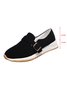 Casual Plain Color Buckle Strap Slip On Flat Sneakers