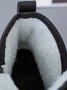 Anti-Suede Buckle Panel Vintage Insulated Booties
