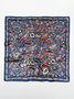 Boho Casual Cashew Flower Ethnic Pattern Paisley Silk Scarf Hawaiian Vacation Accessories
