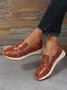 Women's Snakeskin Casual Slip On Sneakers