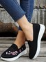 Floral Embroidered Flyknit Sneakers