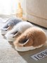 Plush Warm Cute Hedgehog Home Cotton Slippers