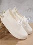 Lace Lace Up Flyknit Platform Sneakers