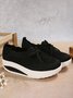 Lace Lace Up Flyknit Platform Sneakers