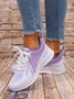 Women's Breathable Mesh Fabric Sports Sneakers