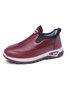 Comfortable Soft Leather Plush Warm Lightweight Sneakers