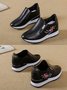 Women's Inner Height Increase Slip On Casual Sneakers