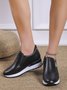 Women's Inner Height Increase Slip On Casual Sneakers