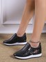Women's Inner Height Increase Slip On Casual Sneakers