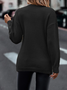 Plain Loose Casual Sweater