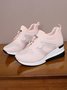 Casual Plus Size Rhinestone Plain Slip On Wedge Sneakers