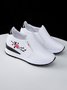 Women's Inner Height Increase Slip On Casual Sneakers