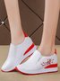 Women's Inner Height Increase Slip On Casual Sneakers