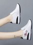 Women's Inner Height Increase Slip On Casual Sneakers