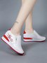 Women's Inner Height Increase Slip On Casual Sneakers