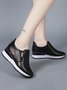 Women's Inner Height Increase Slip On Casual Sneakers