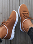 Lightweight Breathable Flyknit Lace-Up Sneakers