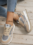 Vintage Stitching Lightweight Breathable Luminous Sneakers